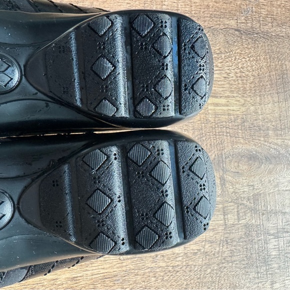 Naturalizer Black Leather Fabric Upper Shoes Worn Once - Picture 3 of 6